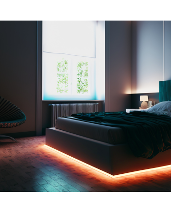 Taśma COB 8W/800lm/320/m 3000K IP20 12V 5m