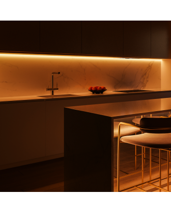 Taśma COB 8W/800lm/320/m 3000K IP20 12V 5m